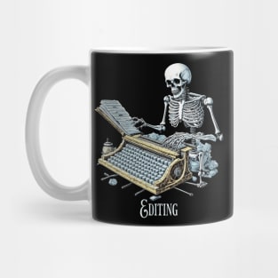 Editing Skeleton Mug